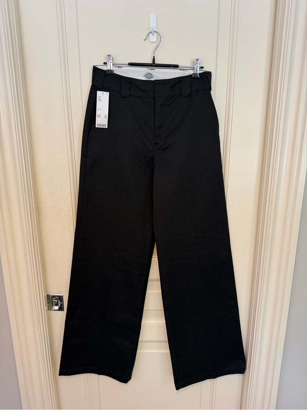 NWT Dickies Black High-Rise Wide-Leg Work Pants / Trousers
